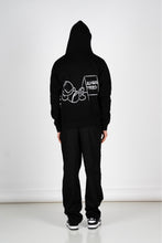 Carica l&#39;immagine nel visualizzatore di Gallery, HOODIE NERA ALWAYS TIRED
