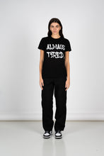 Carica l&#39;immagine nel visualizzatore di Gallery, T-SHIRT NERA ALWAYS TIRED (REGULAR)
