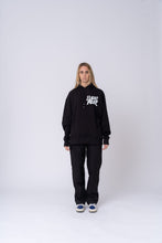 Carica l&#39;immagine nel visualizzatore di Gallery, HOODIE NERA FLOWER
